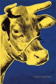 Vaca 4 Andy Warhol Pinturas al óleo